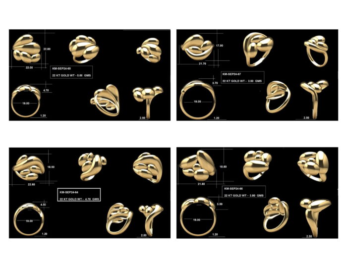 Turkish Ladies Ring 44 Lot 1. 10 rotated