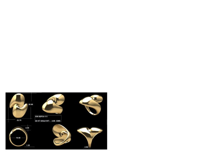 Turkish Ladies Rings 29 Lot 5. 8 rotated