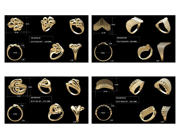 Turkish Ladies Rings 31 Lot 7. 6 rotated