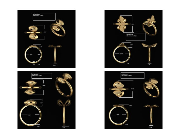 Turkish Ladies Rings 33 Lot 4 4 rotated