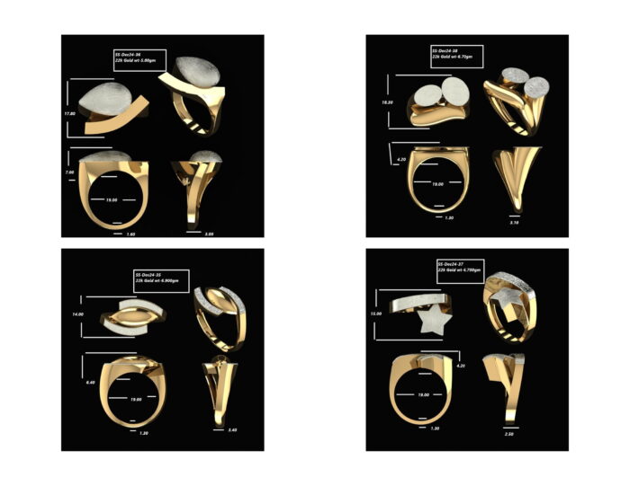 Turkish Ladies Rings 33 Lot 4 8 rotated