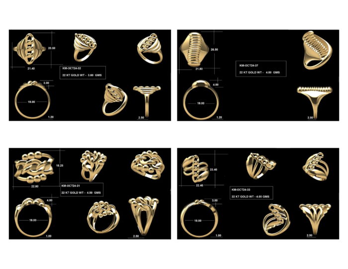 Turkish Ladies Rings 42 Lot 6. 04 rotated