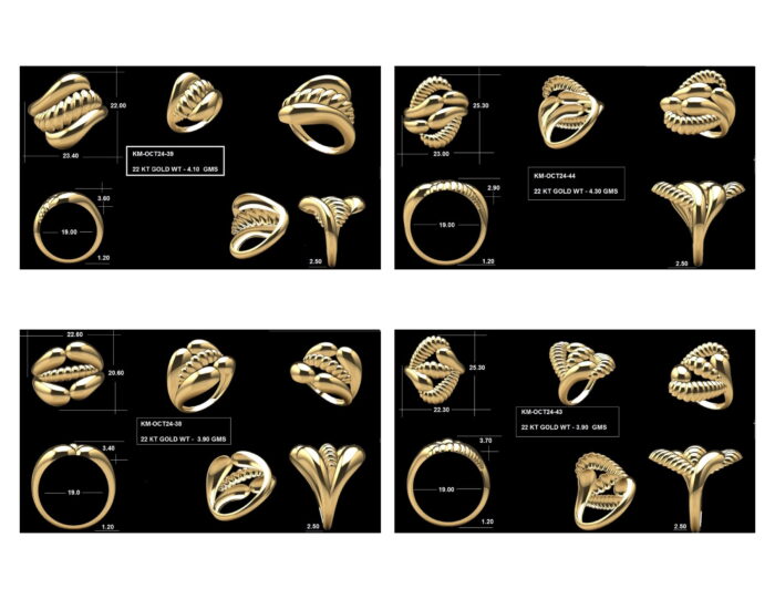 Turkish Ladies Rings 42 Lot 6. 05 rotated