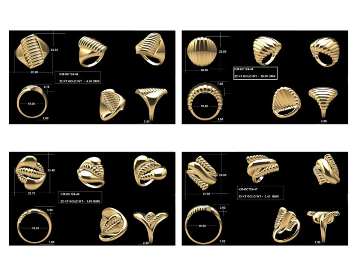 Turkish Ladies Rings 42 Lot 6. 06 rotated