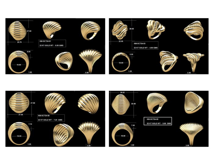 Turkish Ladies Rings 42 Lot 6. 07 rotated