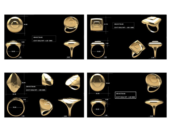 Turkish Ladies Rings 42 Lot 6. 09 rotated