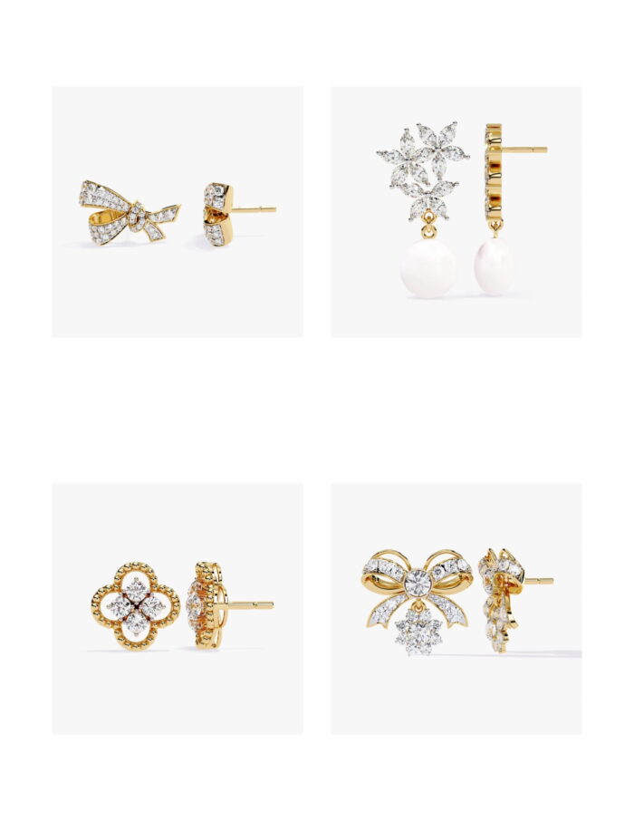 47 Earrings fully rendered 11 rotated