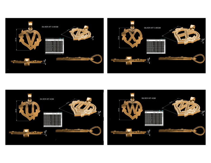 Alphabet Letter Pendants 2025 6