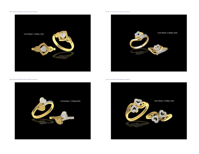 New Light Weight Heart Ring. 04