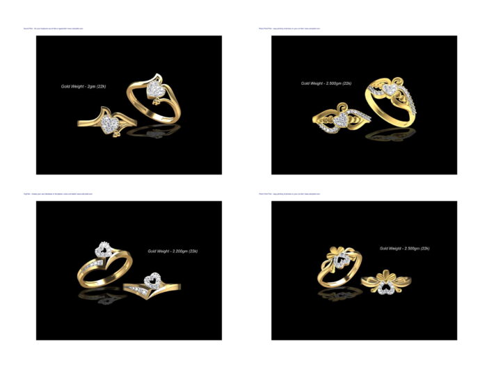 New Light Weight Heart Ring. 05