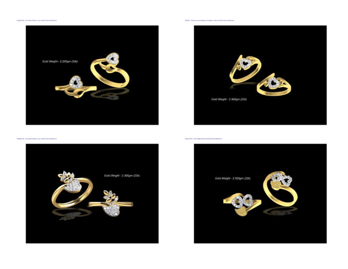 New Light Weight Heart Ring. 06