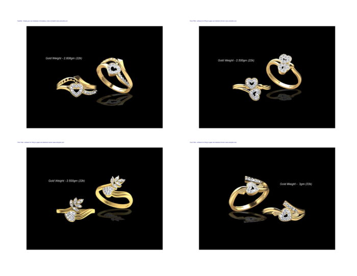 New Light Weight Heart Ring. 07