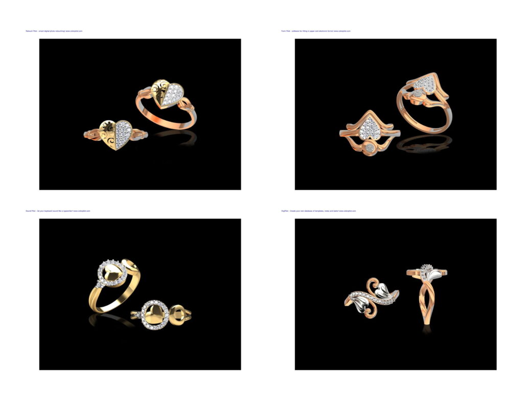 New Light Weight Heart Ring. 18