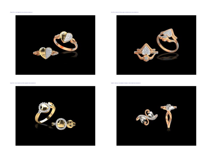 New Light Weight Heart Ring. 18