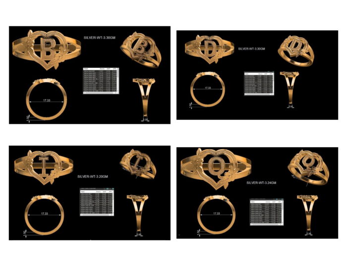 Alphabet Letter Rings 2025 3