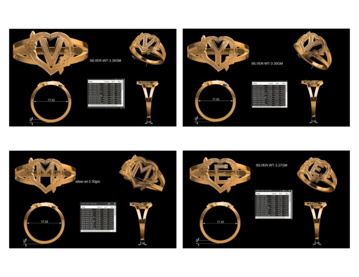 Alphabet Letter Rings 2025 5