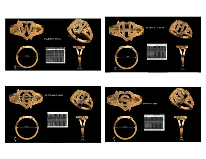 Alphabet Letter Rings 2025 6