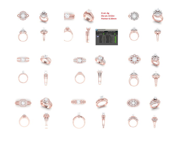Ladies Rings 26 3dm Sep 2