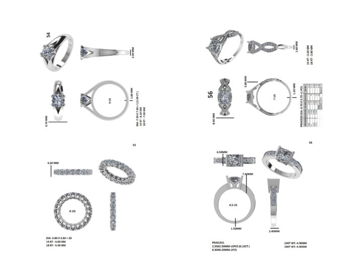 New 100 Rings Fully Rendered 14