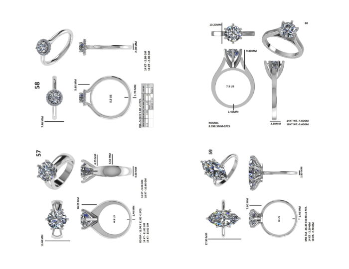 New 100 Rings Fully Rendered 15
