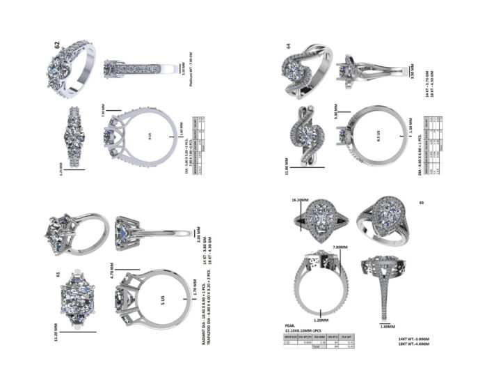 New 100 Rings Fully Rendered 16