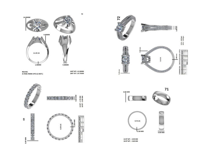 New 100 Rings Fully Rendered 18