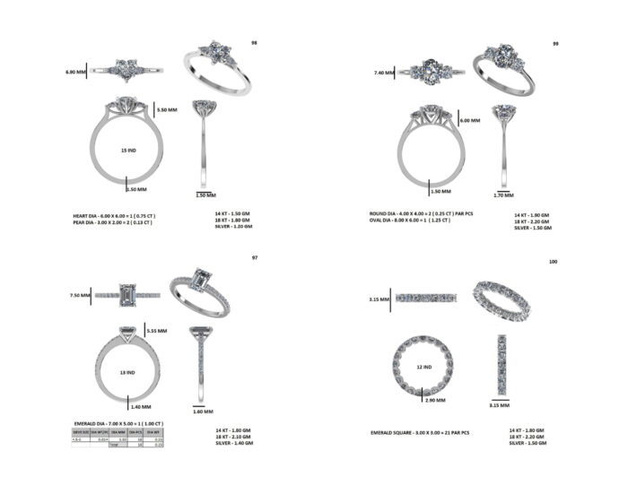 New 100 Rings Fully Rendered 25