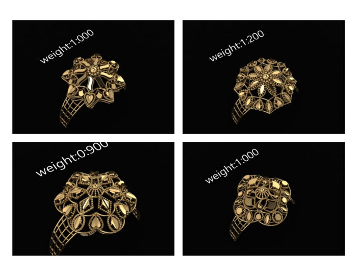 PM 10 Ladies Rings STL and 3dm Lot 2 1