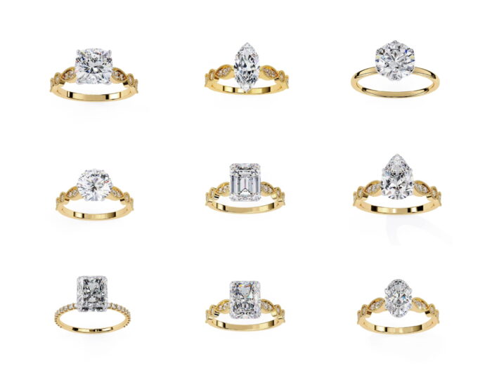 New 70 Rings Fully Rendered 3