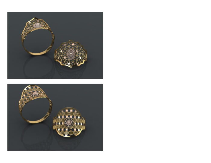 PM 10 Ladies Rings STL and 3dm Lot 4 3
