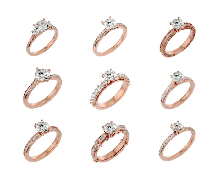 Solitare ring 69 4vr 3vd 4
