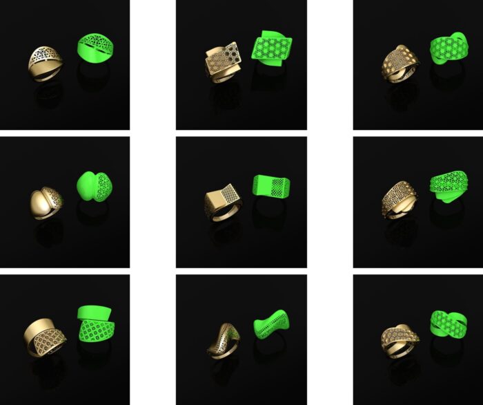 PM 20 Ladies Turkish Rings Lot 13. 3