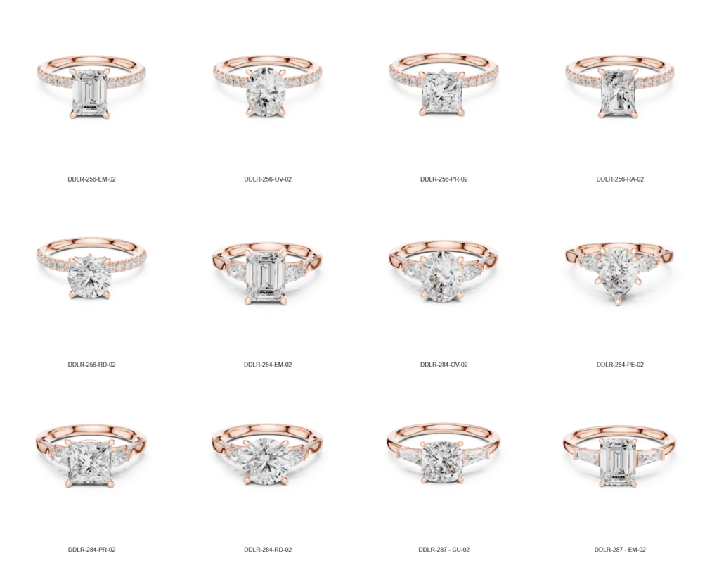 97 Rings Lot 23 Fully Rendered 8