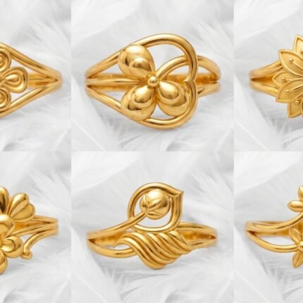 Ladies Paper Casting Rings LR Lot 1