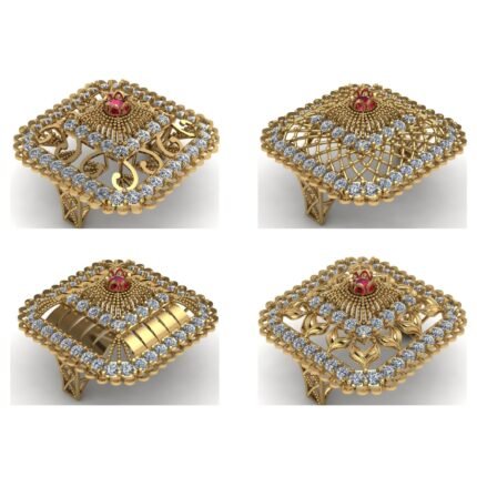 54 Stone Rings Lot 2