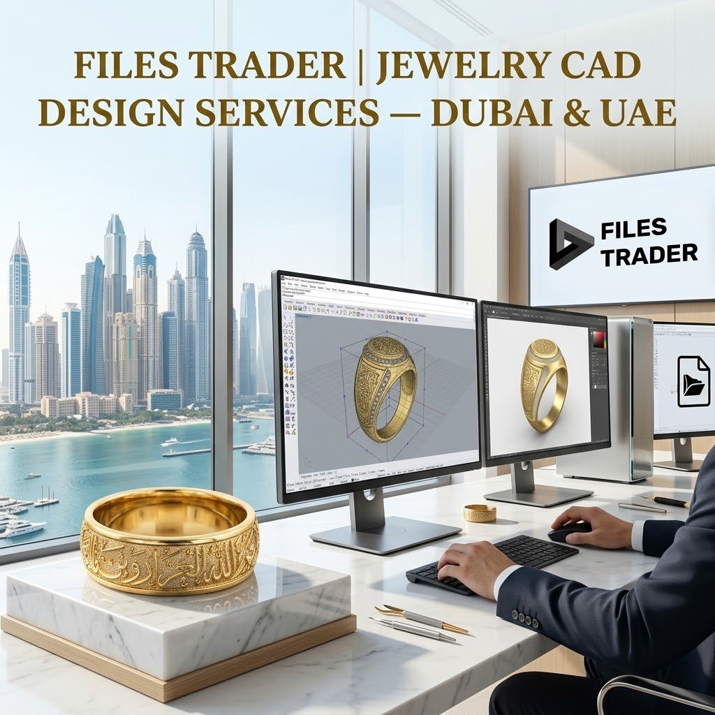 Jewelry CAD design service Dubai UAE
