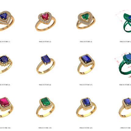 115 Big Stone Rings